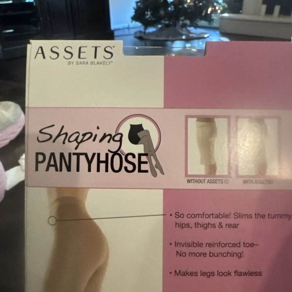 Spanx Assets By Sara Blakely Shaping Pantyhose Black Size 1 NWT